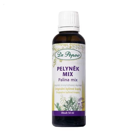 Dr.Popov Pelyněk mix - originální bylinné kapky, 50 ml